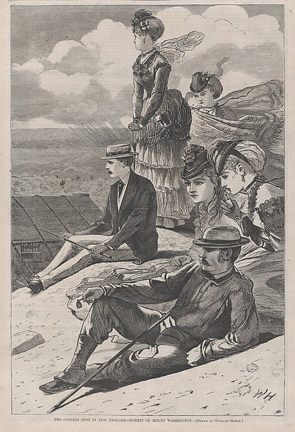 The Coolest Spot in New England – Summit of Mount Washington –, Poster Print