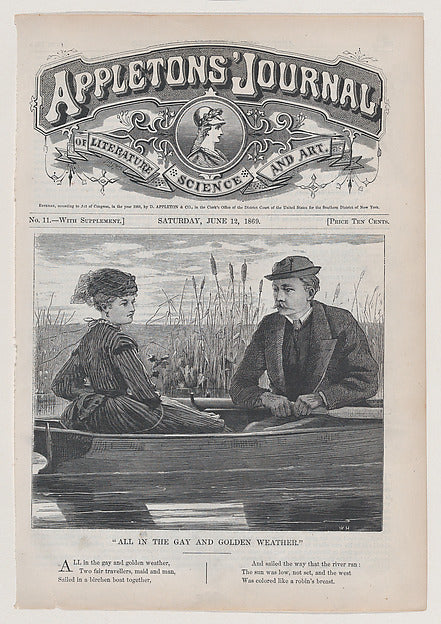 All in the Gay and Golden Weather June 12, 1869-, Poster Print