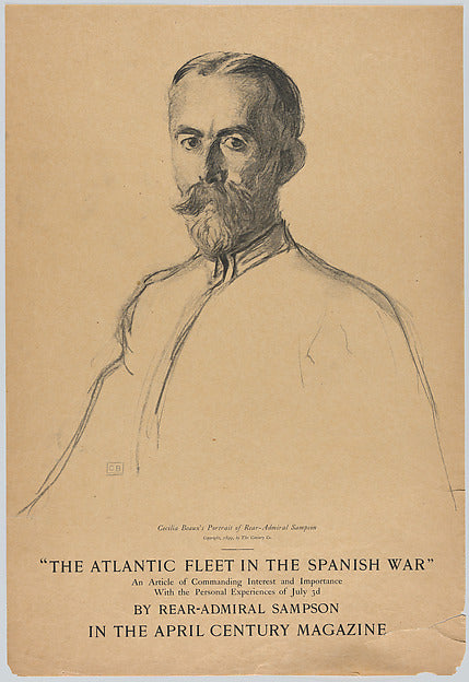 After Cecilia Beaux:The Century Magazine "The Atlantic Fleet-16x12"(A3) Poster