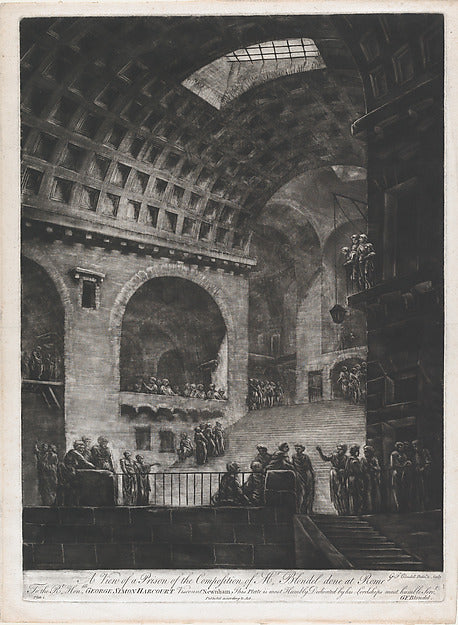 A View of a Prison of the Composition of Mr. Blondel done at R,16x12"(A3)Poster