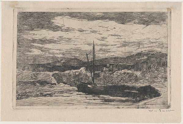 The Creek late 19th–early 20th cent-Willem de Zwart ,16x12"(A3)Poster