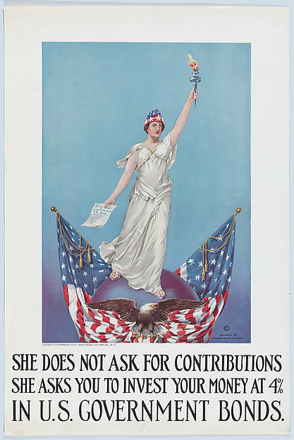 She Does Not Ask For Contributions She Asks You to Invest Mone, Poster Print