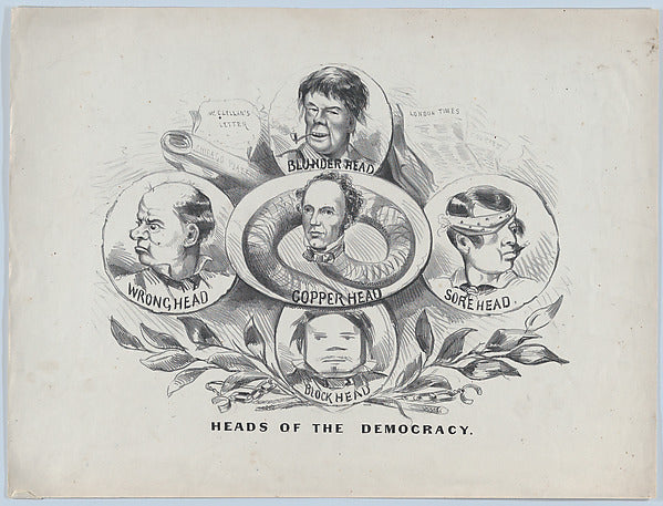 Heads of the Democracy 1864-, Poster Print