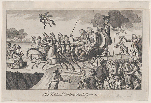 The Political Cartoon for the Year 1775 May 1, 1775-Anonymous, Poster Print
