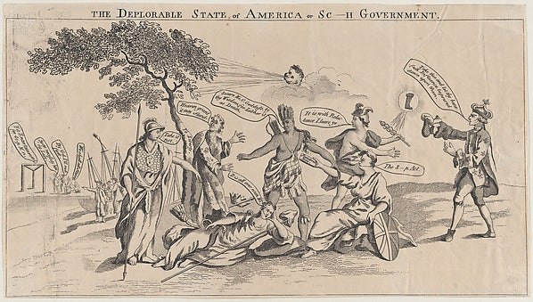 The Deplorable State of America or Sc___h Government March 22, Poster Print