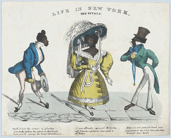 Life in New York The Rivals 1824–39-,16x12"(A3)Poster