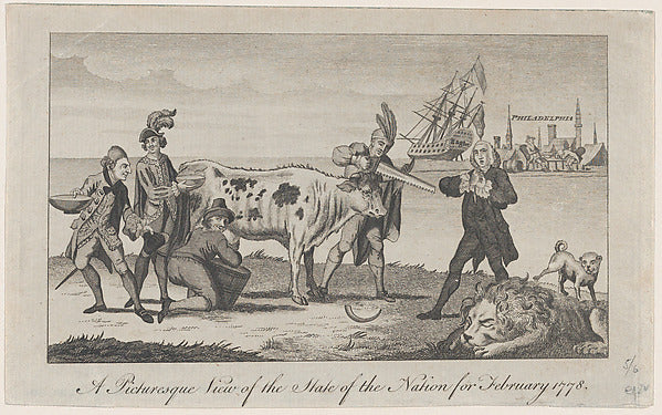 A Picturesque View of the State of the Nation for February 177, Poster Print