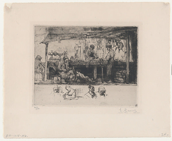 Auguste Brouet:The Traveling Ironmongery late 19th–early 20t-16x12"(A3) Poster