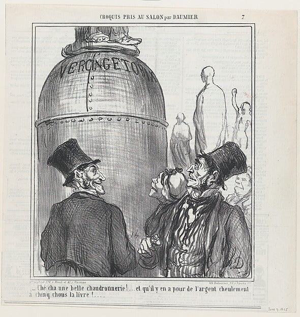 Honoré Daumier:Shwell... this is what I call a shplendid job-16x12"(A3) Poster