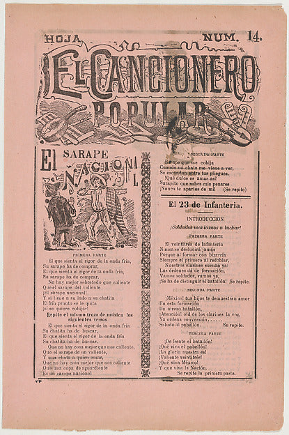 Anonymous, 20th century:Songsheet with musical instruments s-16x12"(A3) Poster