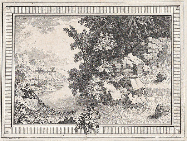 Quentin Pierre Chedel:Landscape from a series of six landsca-16x12"(A3) Poster