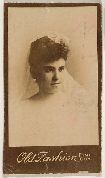 :Actress wearing lace headpiece from the Actresses series pr-16x12"(A3) Poster