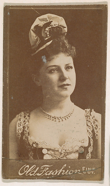 :Actress wearing floral hat from the Actresses series promot-16x12"(A3) Poster