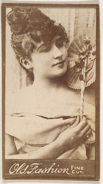 :Actress with fan from the Actresses series promoting Old Fa-16x12"(A3) Poster