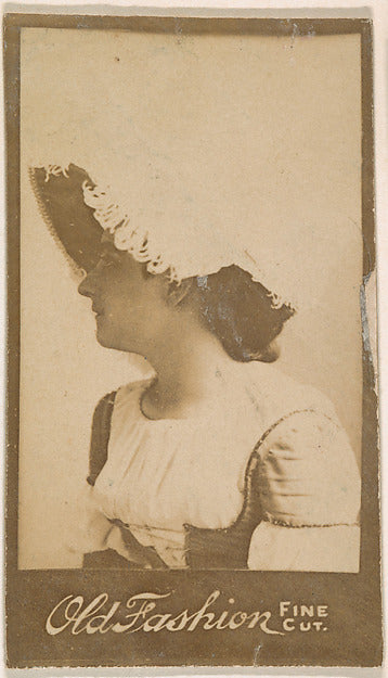 :Actress in profile wearing feathered hat from the Actresses-16x12"(A3) Poster