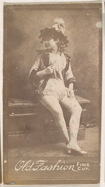 :Actress seated on bench from the Actresses series promoting-16x12"(A3) Poster