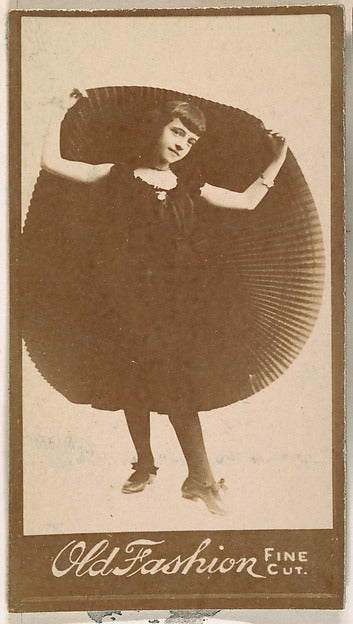 :Actress holding up portion of pleated skirt from the Actres-16x12"(A3) Poster