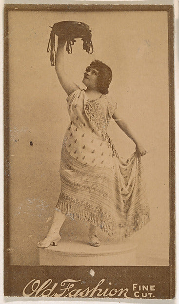 :Actress with tambourine from the Actresses series promoting-16x12"(A3) Poster