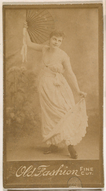 :Dancer holding fan from the Actresses series promoting Old -16x12"(A3) Poster