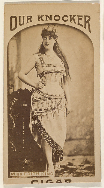 :Miss Edith King from the Actresses series promoting Our Kno-16x12"(A3) Poster