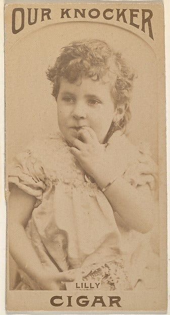 :Miss Lilly from the Actresses series promoting Our Knocker -16x12"(A3) Poster
