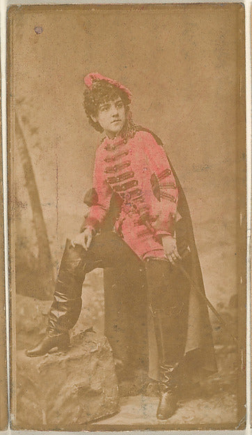 :Actress wearing military costume from the Actresses series -16x12"(A3) Poster