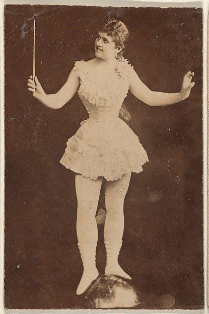:Actress balancing on ball and holding wand from the Actress-16x12"(A3) Poster