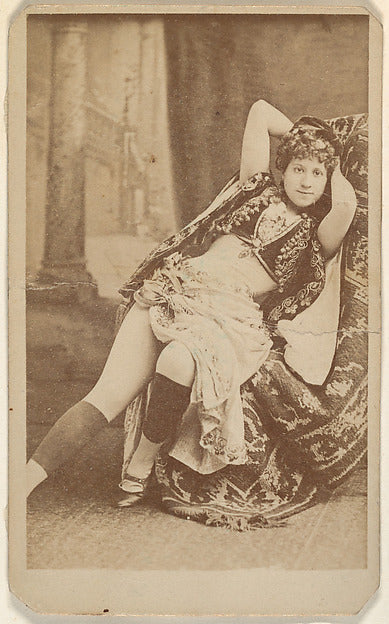 :Reclining actress from the Actresses series c1888-16x12"(A3) Poster