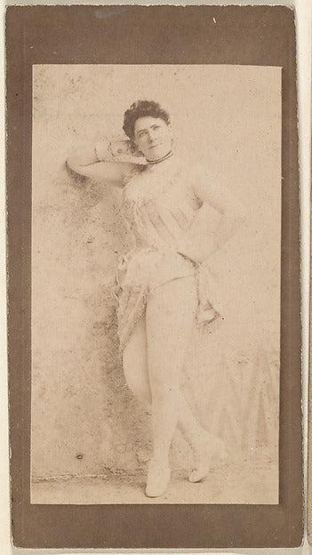 :Actress leaning against wall from the Actresses series c188-16x12"(A3) Poster