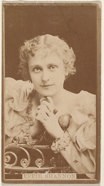 :Effie Shannon from the Actresses series c1888-16x12"(A3) Poster