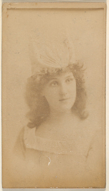 :Actress wearing double-pointed cap from the Actresses serie-16x12"(A3) Poster