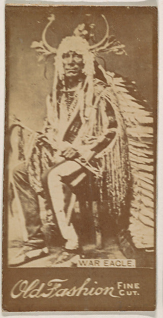 :War Eagle from the Indian Chiefs series promoting Old Fashi-16x12"(A3) Poster