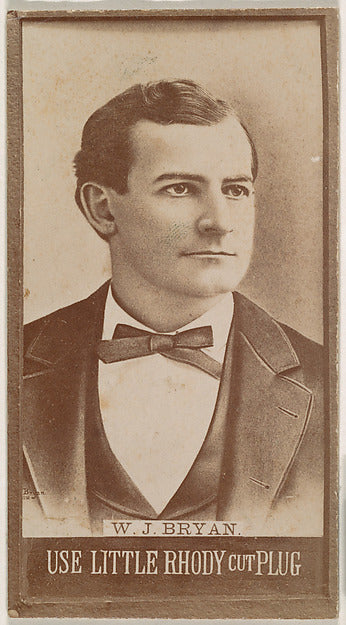 :W.J. Bryan from the series N694 promoting Little Rhody Cut -16x12"(A3) Poster