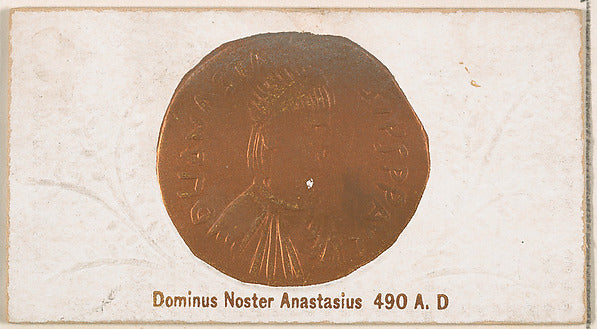 :Dominus Noster Anastasius 490 A.D. from the Ancient Coins s-16x12"(A3) Poster