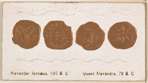 :Alexander Jannaeus 105 B.C. / Queen Alexandra 78 B.C. from -16x12"(A3) Poster