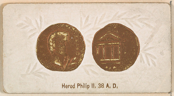 :Herod Philip II 38 A.D. from the Ancient Coins series issue-16x12"(A3) Poster
