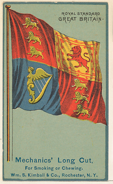 :Naval Standard Great Britain from the National Flags series-16x12"(A3) Poster