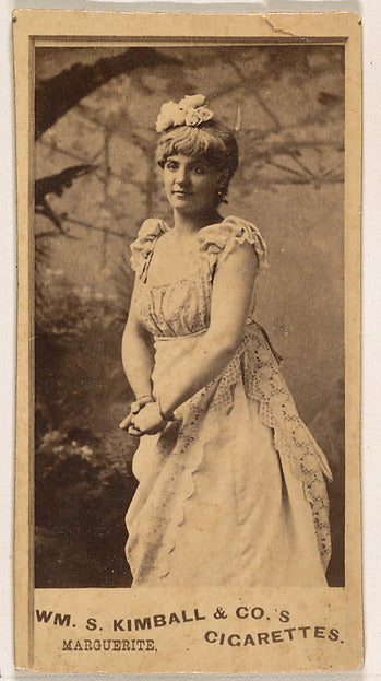 :Miss Marguerite from the Actresses series issued by Wm. S. -16x12"(A3) Poster