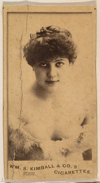 :Miss Ninon from the Actresses series issued by Wm. S. Kimba-16x12"(A3) Poster