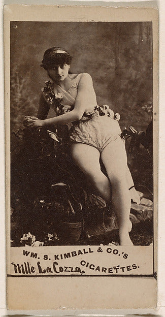:Mlle. La Cozza from the Actresses series issued by Wm. S. K-16x12"(A3) Poster