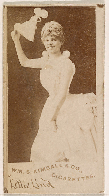 :Lettie Lind from the Actresses series issued by Wm. S. Kimb-16x12"(A3) Poster