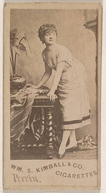 :Miss Perrin from the Actresses series issued by Wm. S. Kimb-16x12"(A3) Poster
