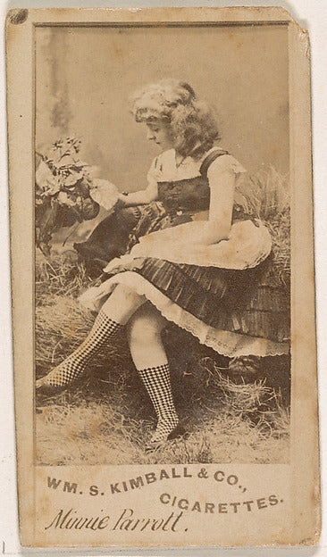 :Minnie Parrott from the Actresses series issued by Wm. S. K-16x12"(A3) Poster