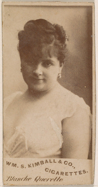 :Blanche Querrette from the Actresses series issued by Wm. S-16x12"(A3) Poster