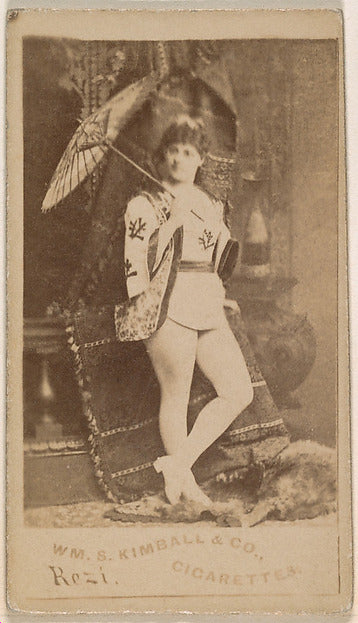 :Miss Rezi from the Actresses series issued by Wm. S. Kimbal-16x12"(A3) Poster