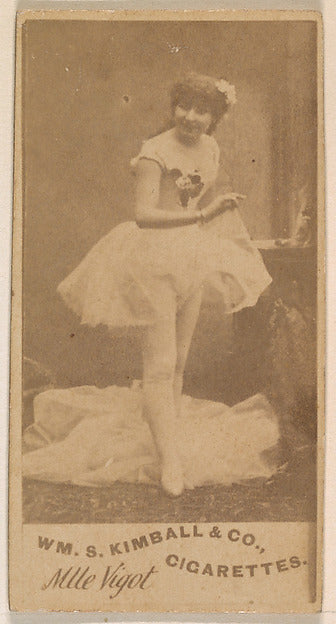 :Mlle. Vigot from the Actresses series issued by Wm. S. Kimb-16x12"(A3) Poster