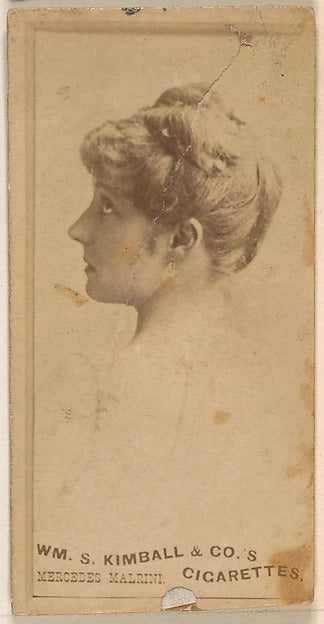 :Mercedes Malrini from the Actresses series issued by Wm. S.-16x12"(A3) Poster