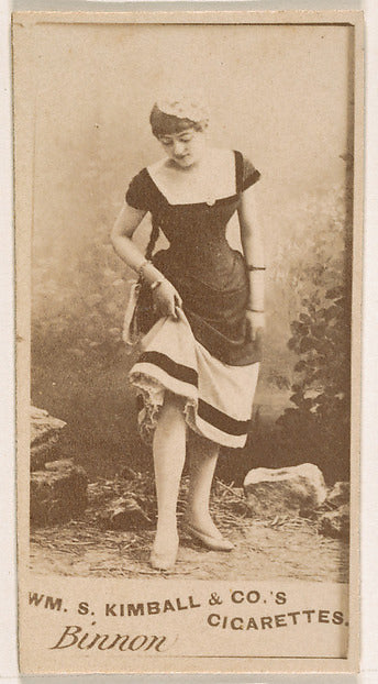 :Miss Binnon from the Actresses series issued by Wm. S. Kimb-16x12"(A3) Poster