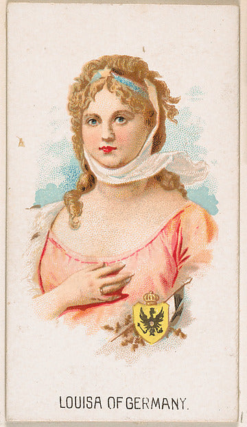:Louisa of Germany from Leaders series issued by Kinney Bros-16x12"(A3) Poster