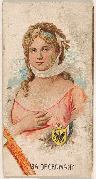 :Example of display Louisa of Germany from Leaders seri-16x12"(A3) Poster